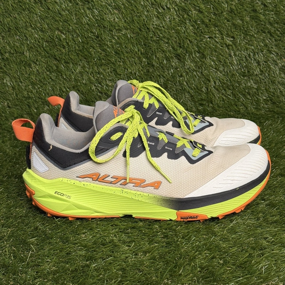 Altra Experience Wild 3 Mens Size 11 White Volt Trail Running Shoes AL0A85U6232